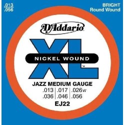 D'Addario EJ22 Jazz Medium 13-56