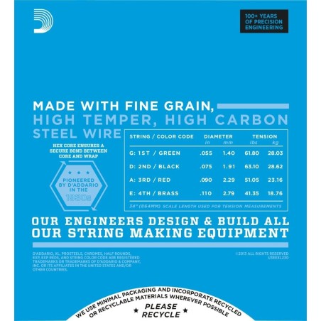 D'Addario EXL230 Heavy 55-110
