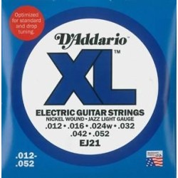 D'Addario EJ21 Jazz Light 12-52