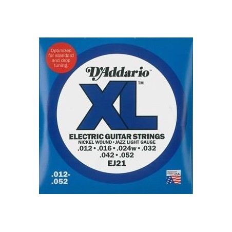 D'Addario EJ21 Jazz Light 12-52