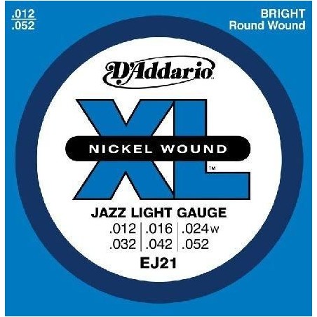 D'Addario EJ21 Jazz Light 12-52