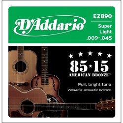 D'Addario EZ890 Super Light 9-45