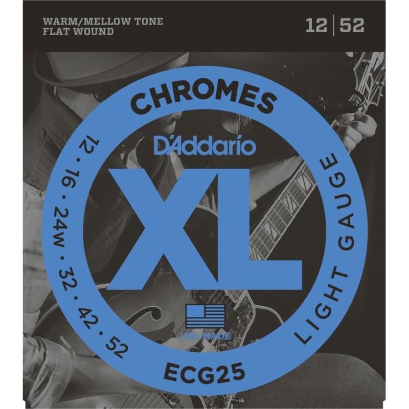 D'Addario ECG25 Light 12-52