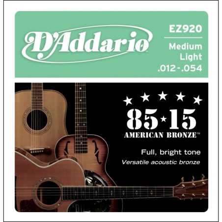 D'Addario EZ920 Medium Light 12-54
