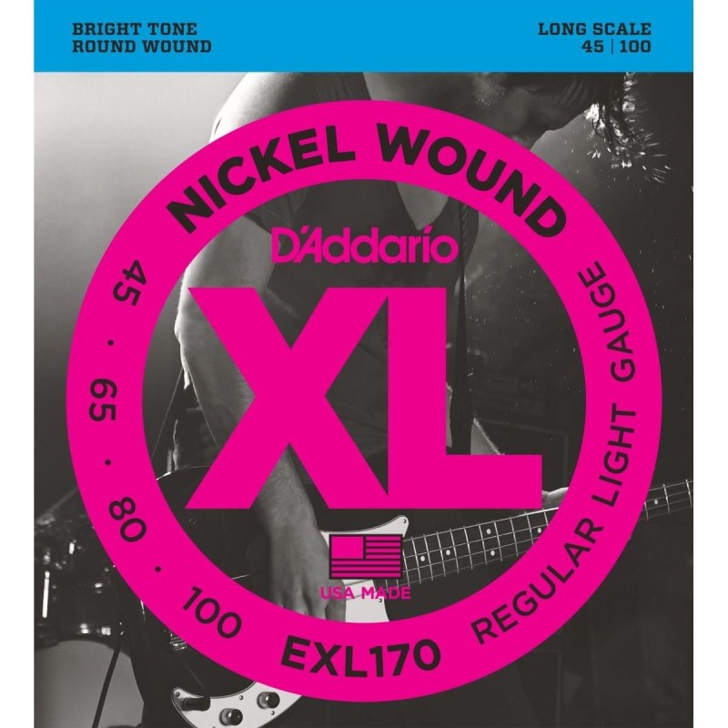 D'Addario EXL170 Regular Light 45-100