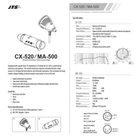JTS CX-520/MA500