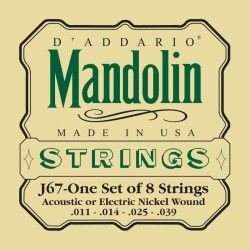 D'Addario J67 Mandolin Medium 11-39