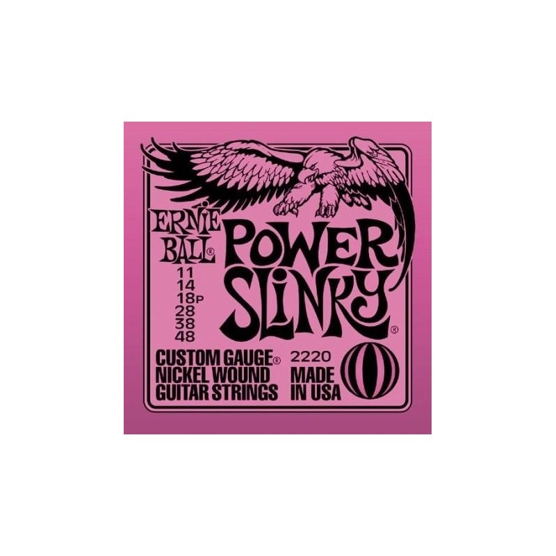 ERNIE BALL 2220 Muta di corde per elettrica Power Slinky 11
