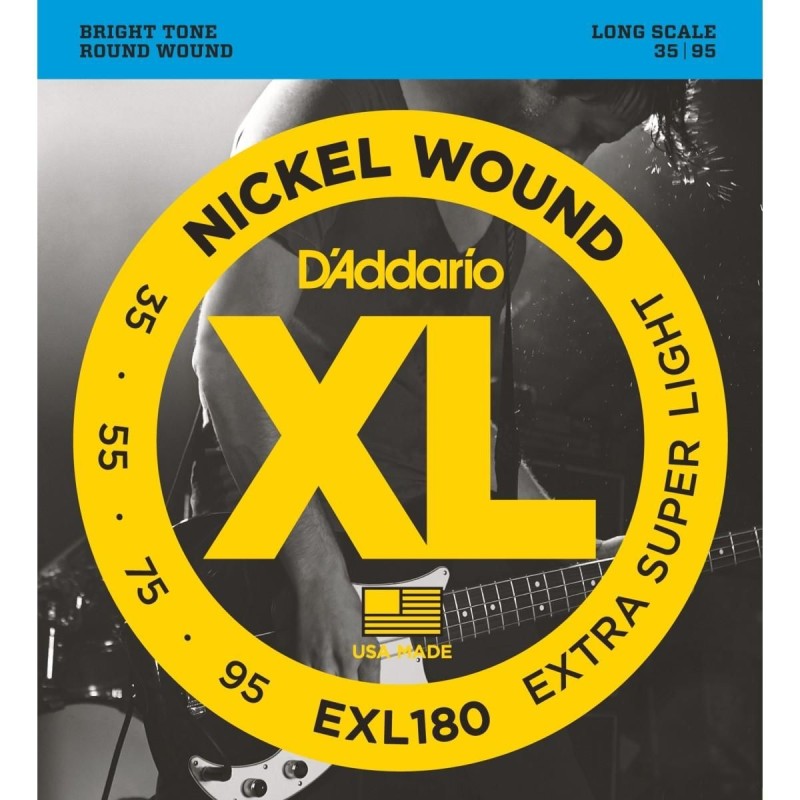 D'Addario EXL180 Extra Super Light 35-95