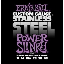 Ernie Ball 2245 Stainless Steel Power Slinky 11-48