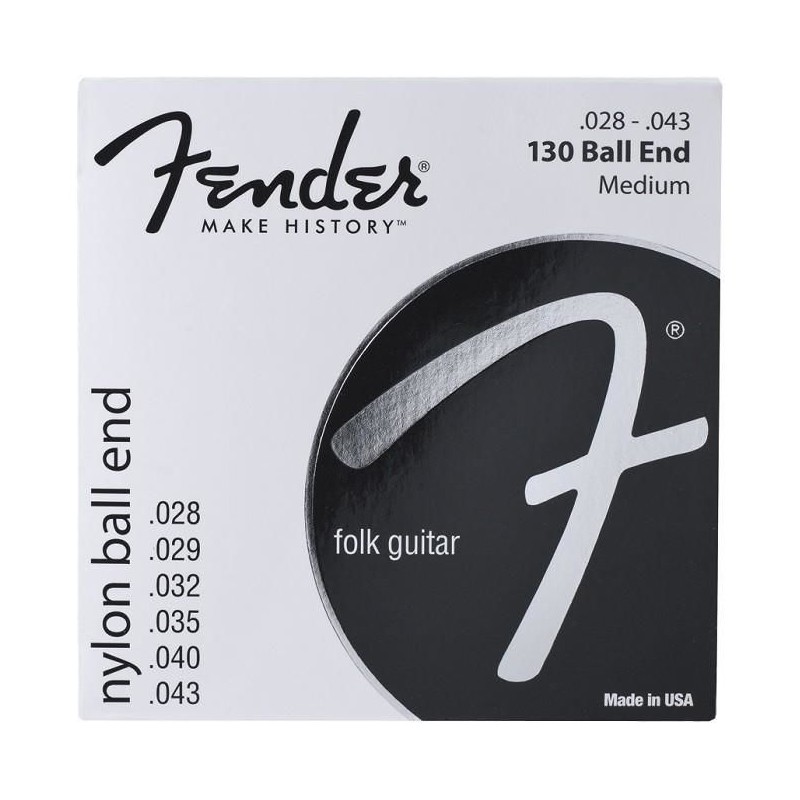 Fender 130 Nylon Ball End 28-43