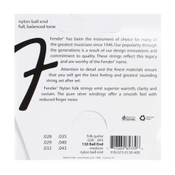 Fender 130 Nylon Ball End 28-43