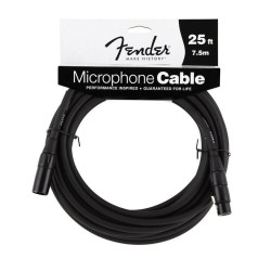 Fender Microphone Cable 7,5 mt Black