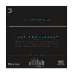 D'Addario NYXL1252W Light Wound 3rd 12-52