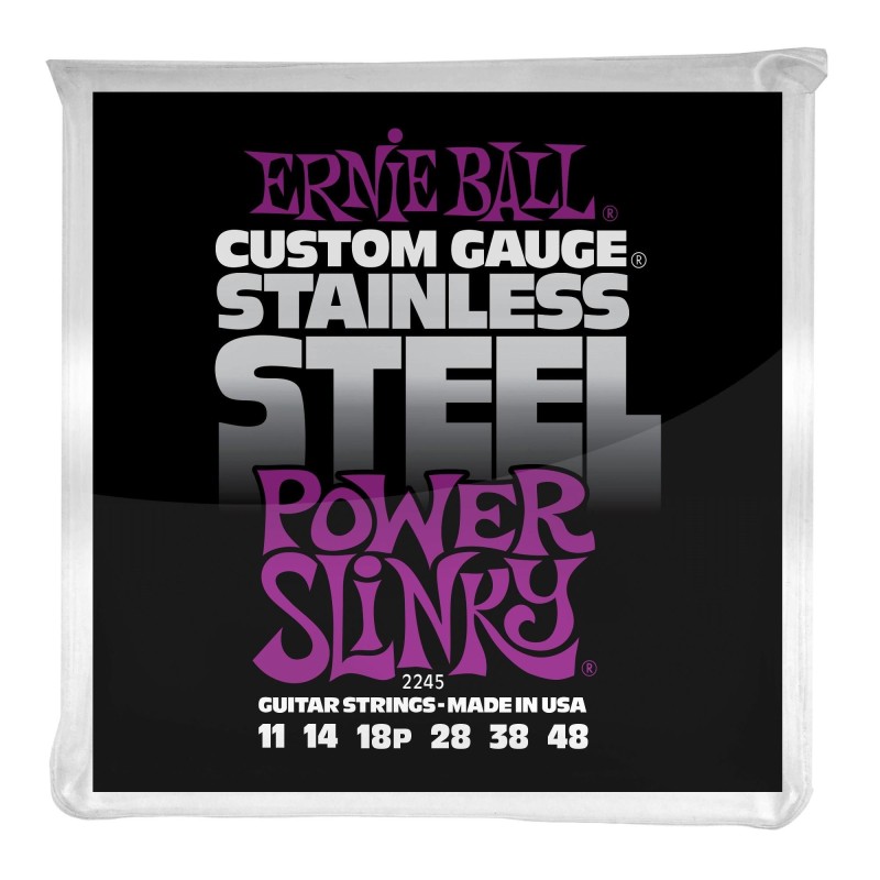 Ernie Ball 2245 Stainless Steel Power Slinky 11-48