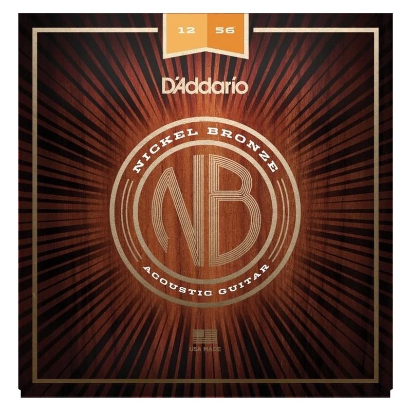 D'Addario NB1256 Light Top/Med BTM 12-56