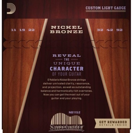 D'Addario NB1152 Custom Light 11-52