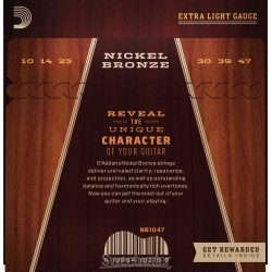 D'Addario NB1047 Extra Light 10-47