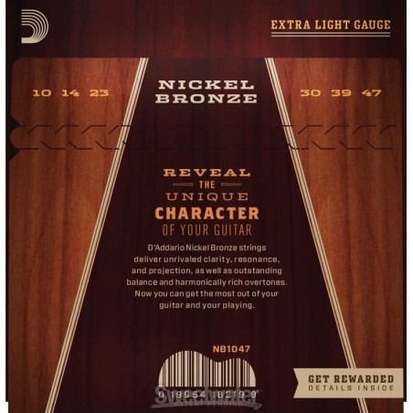 D'Addario NB1047 Extra Light 10-47