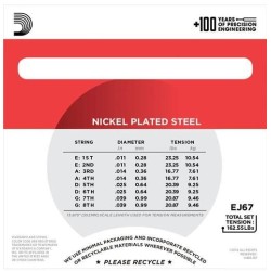 D'Addario J67 Mandolin Medium 11-39