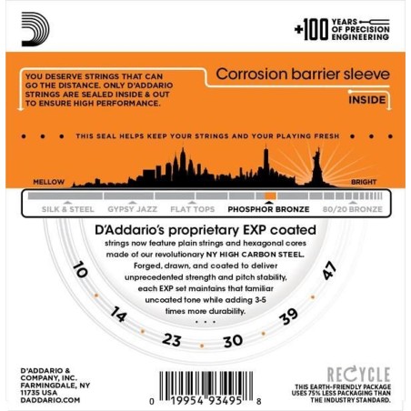 D'Addario EXP15 Extra Light 10-47