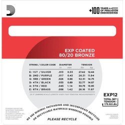 D'Addario EXP12 Medium 13-56