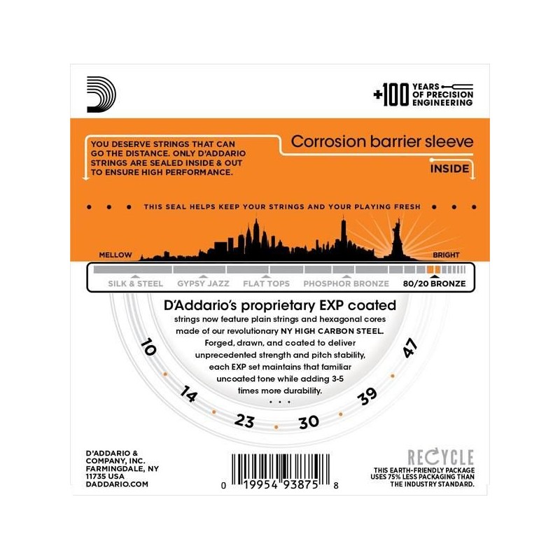 D'Addario EXP10 Extra Light 10-47