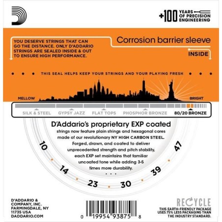 D'Addario EXP10 Extra Light 10-47
