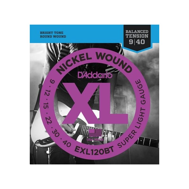 D'Addario EXL120BT Super Light 9-40