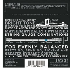 D'Addario EXL120BT Super Light 9-40