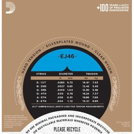 D'Addario EJ46 Pro Arte Hard
