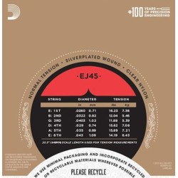 D'Addario EJ45 Pro Arte Normal