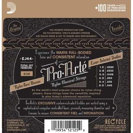 D'Addario EJ44 Pro Arte Extra Hard