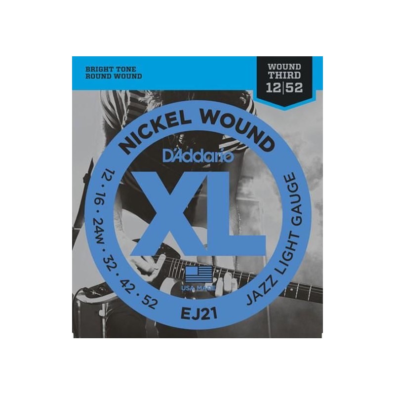 D'Addario EJ21 Jazz Light 12-52