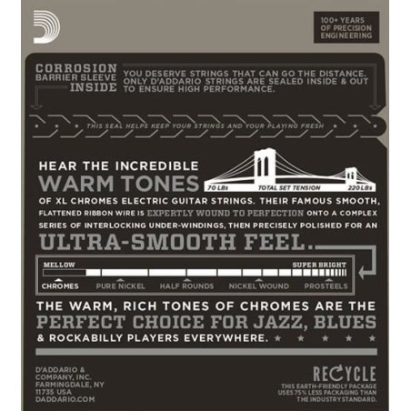 D'Addario ECG23 Extra Light 10-48