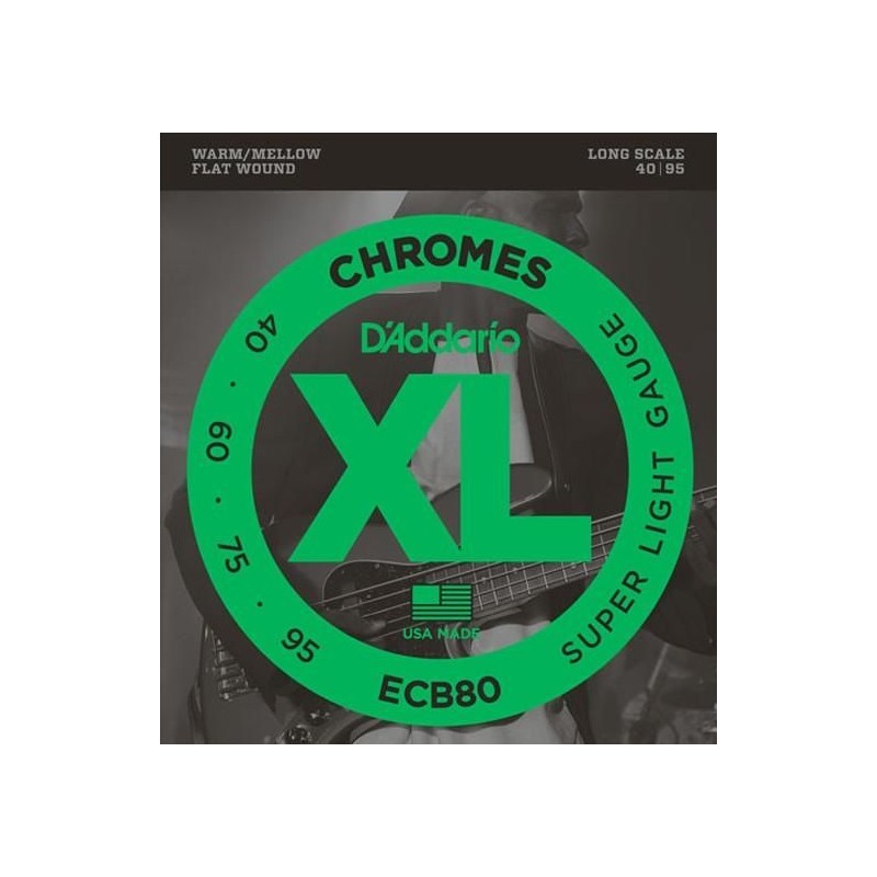 D'Addario ECB80 Light 40-95