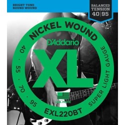 D'Addario EXL220BT Super Light 40-95