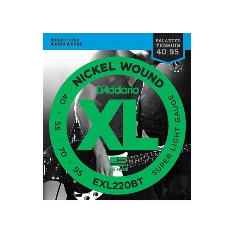 D'Addario EXL220BT Super Light 40-95