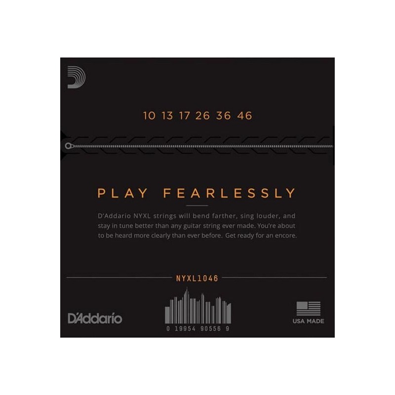 D'Addario NYXL1046 Regular Light 10-46