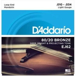 D'Addario EJ62 Mandolin Light 10-34
