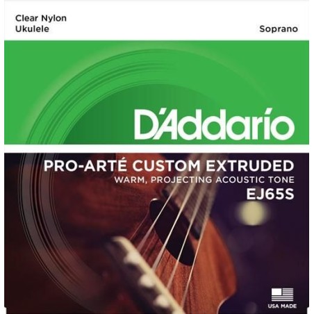 D'Addario J65S Soprano Ukulele