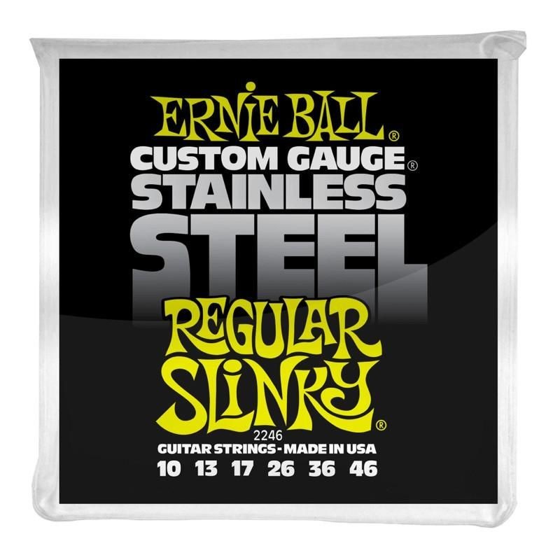 Ernie Ball 2246 Regular Slinky Stainless Steel 10-46