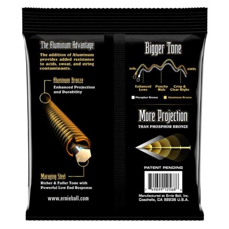 Ernie Ball 2568 Aluminum Bronze Light 11-52