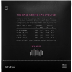 D'Addario NYXL45100 Regular Light 45-100