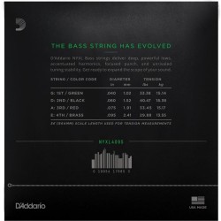 D'Addario NYXL4095 Super Light 40-95
