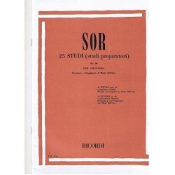 Sor - 25 Studi Preparatori Op. 60 