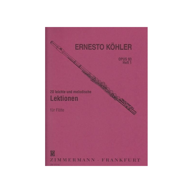 Ernesto Kohler - Lektionen Fur Flote Vol. 1