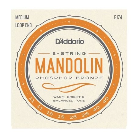 D'Addario EJ74 Mandolin Medium 11-40