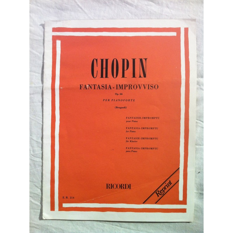 Fryderyk Chopin - Fantasia-Improvviso per Pianoforte