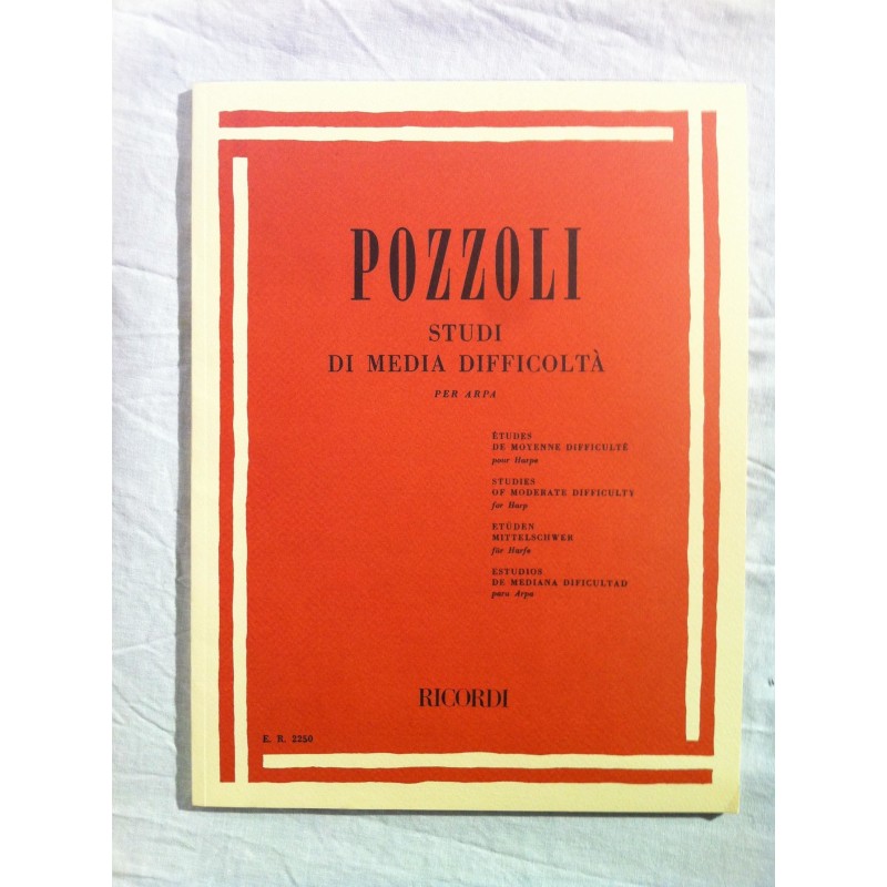 Pozzoli - Studi di Media Difficoltà per Arpa